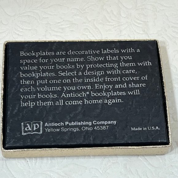 VTG 80's Teddy Bear Decorative Book Labels Bookplates Gummed Box of 23 - Picture 2 of 8